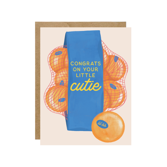 Simple Whimsy - Congrats On Your Little Cutie - New Baby Card