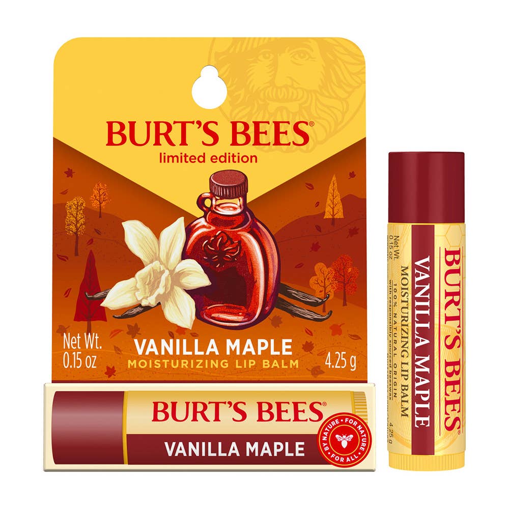 Burt's Bees - Holiday Vanilla Maple Lip Balm 0.15 Oz. Blister Box