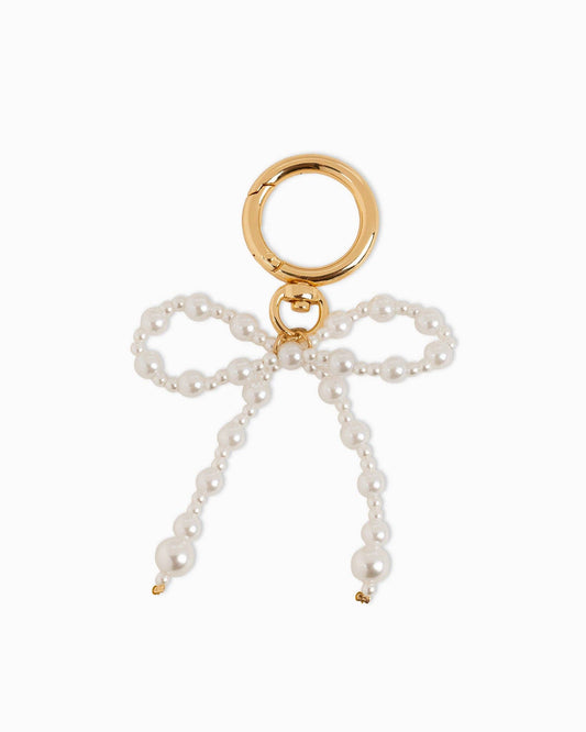 Sessori - Mixed Pearl Coquette Bow Keychain Bag Charm Keychain