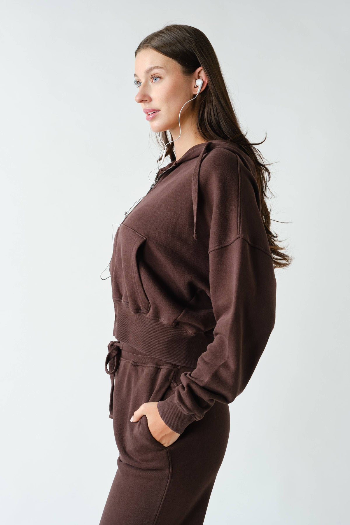 Mono B - Urban Ease Mineral Wash Hoodie Jacket