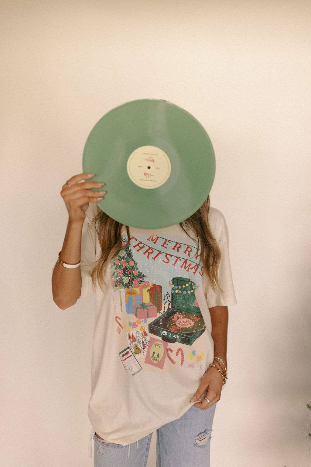 Vintage Style Christmas Graphic Tee