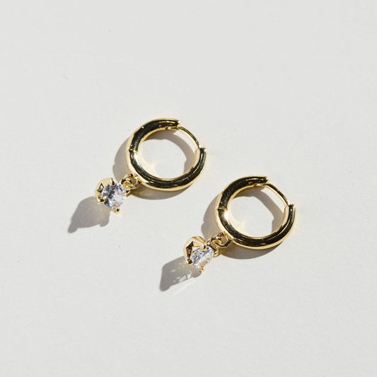 Nickel and Suede - Gold Ellie Huggies