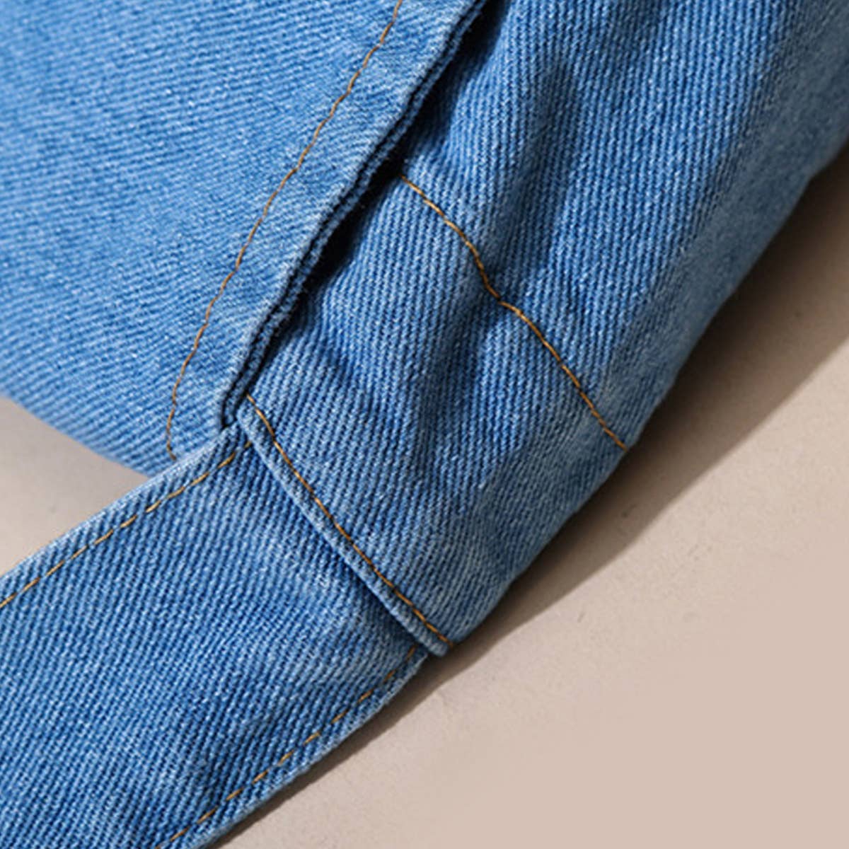 ACCITY - soft DENIM SHOULDER BAG