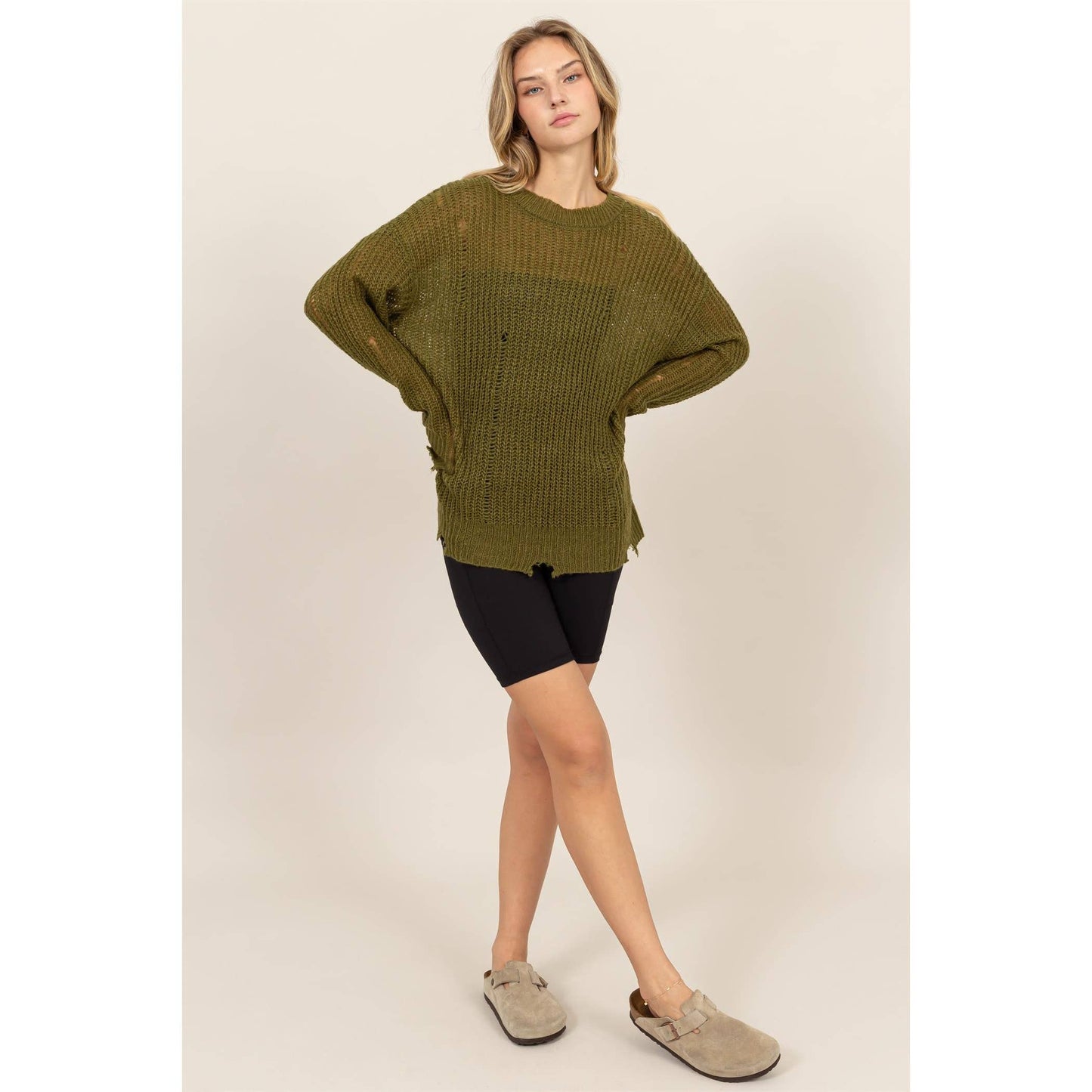 HYFVE - Distressed Knit Sweater